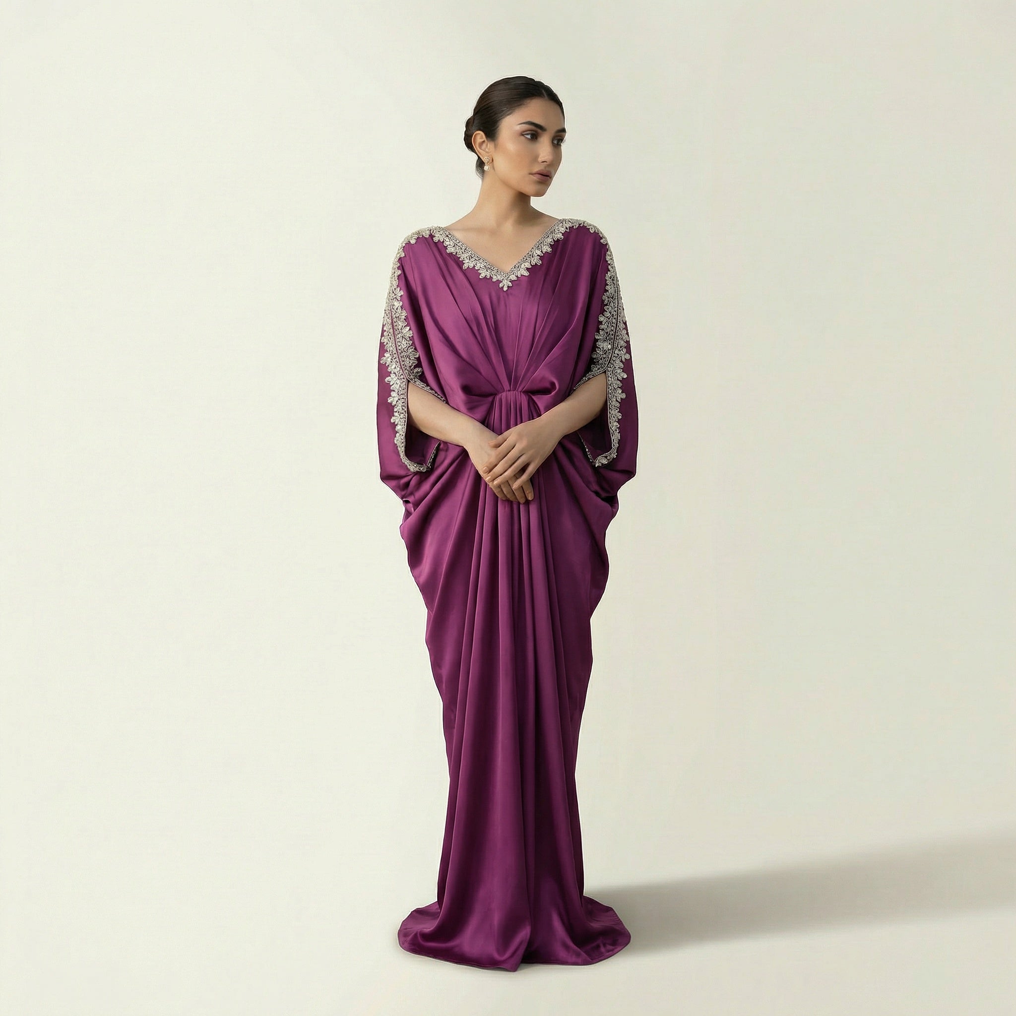 Purple kaftan